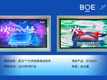 昌都武漢***大學會議室BTQ015安裝調試完畢