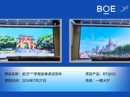 昌都武漢***學苑安裝調(diào)試完畢