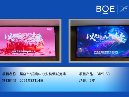 昌都葛店***招商中心安裝調(diào)試完畢