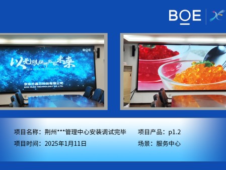 昌都荊州***管理中心安裝調試完畢