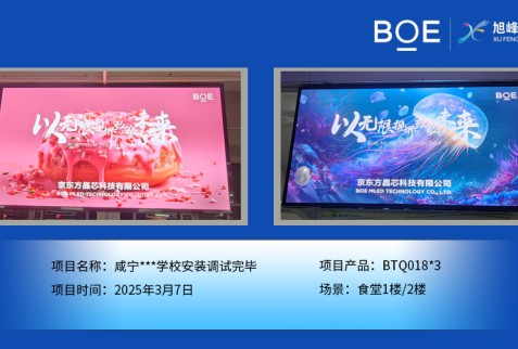 湖北咸寧***學校安裝調試完畢